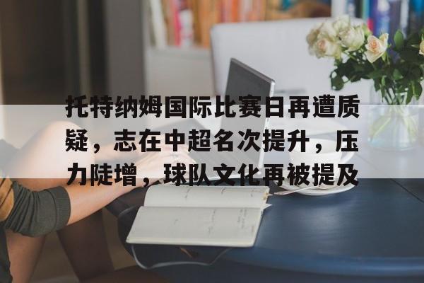 关于托特纳姆国际比赛日再遭质疑，志在中超名次提升，压力陡增，球队文化再被提及的信息-星空体育